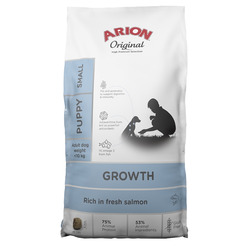 Arion Growth Fish Small 2 kg - Hos Lundemøllen