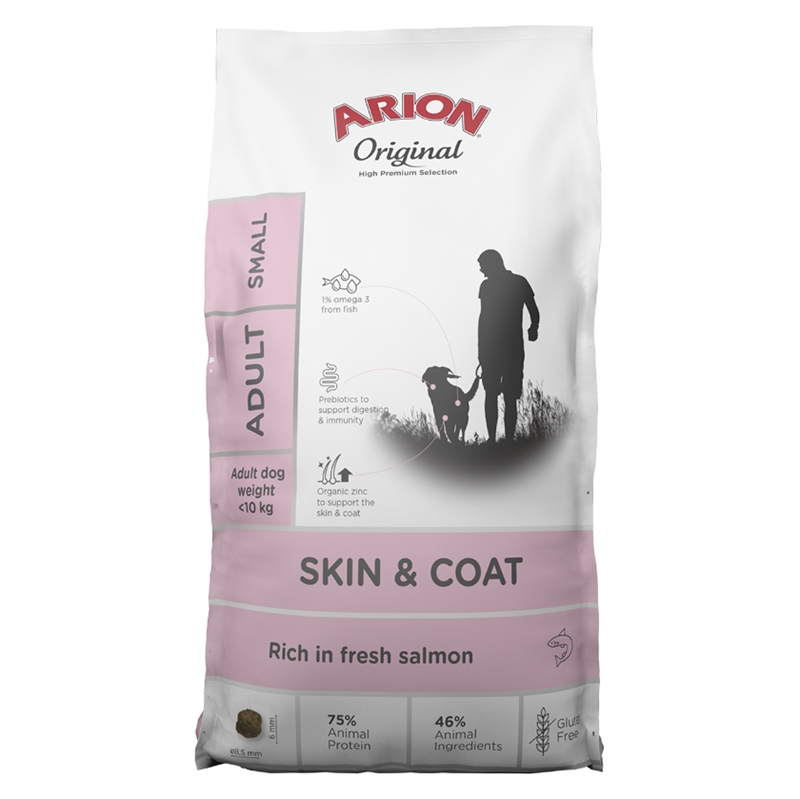 Arion Skin & Coat Small 2 kg. - Køb hos Lundemøllen