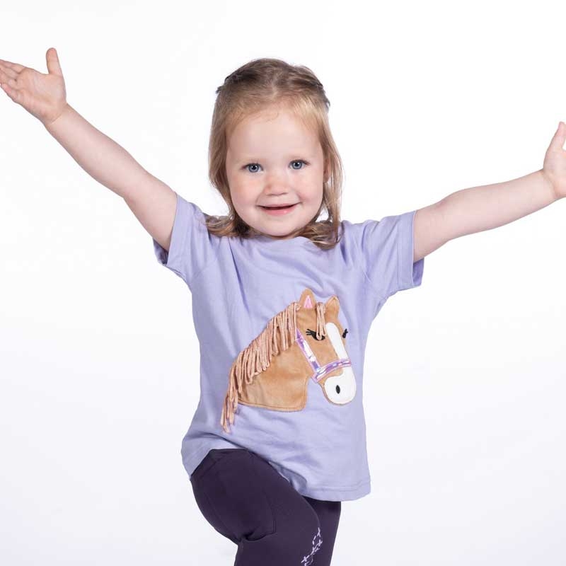 HKM junior t-Shirt "Fluffy Lola" - lavender