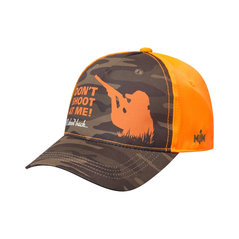 BB Don\'t Shoot At Me I\'ll Shoot Back Brown Camo