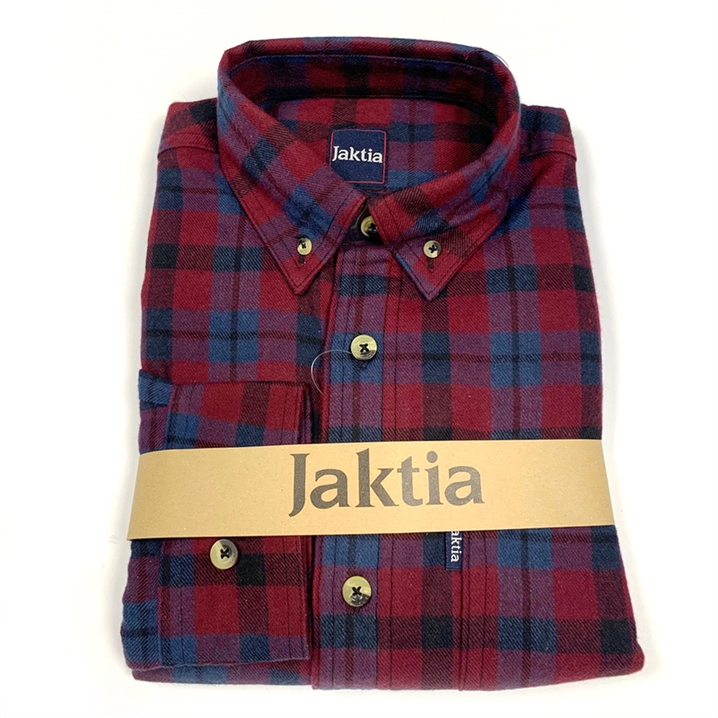 Pinewood Jaktia Flannelskjorte - Bordeux mix