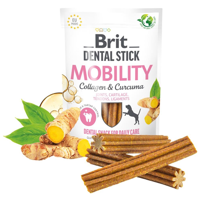 Brit Care Dental stick, Mobility with Curcuma & Collagen