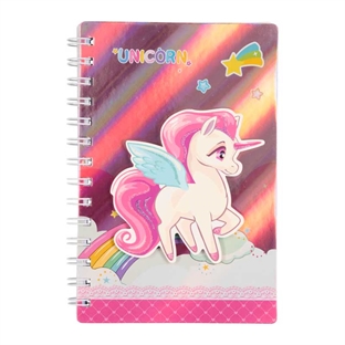 Equipage notesbog "Unicorn" - pink