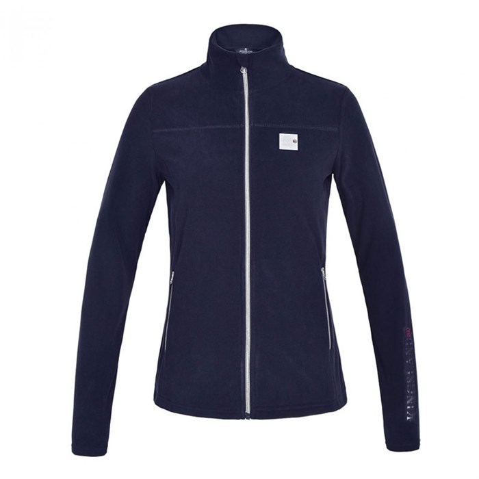 Kingsland Marina Fleece Jakke Navy forfra