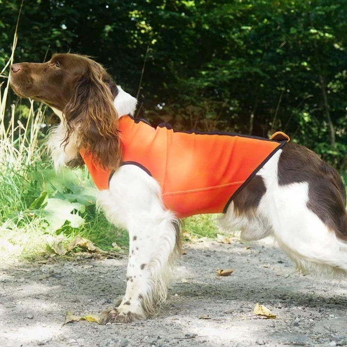 Siccaro Pro-tect dog vest orange - Fra siden model