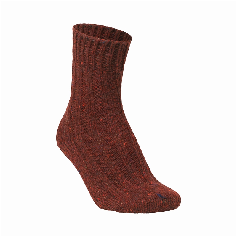 MJM Socks Rib Soft, Wool Mix burgundy - Hos Lundemøllen