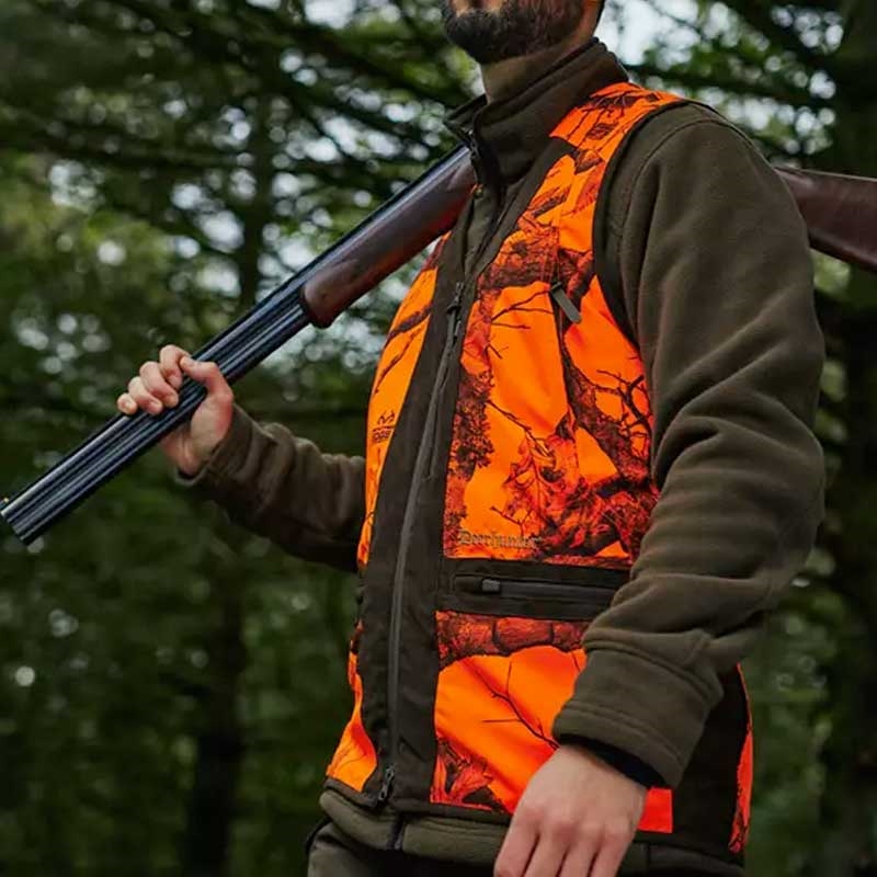 Eagle vest i orange camo fra Deerhunter