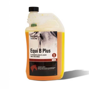 Equi B Plus - Flydende B Vitamin Tilskud 1 ltr. med æblesmag