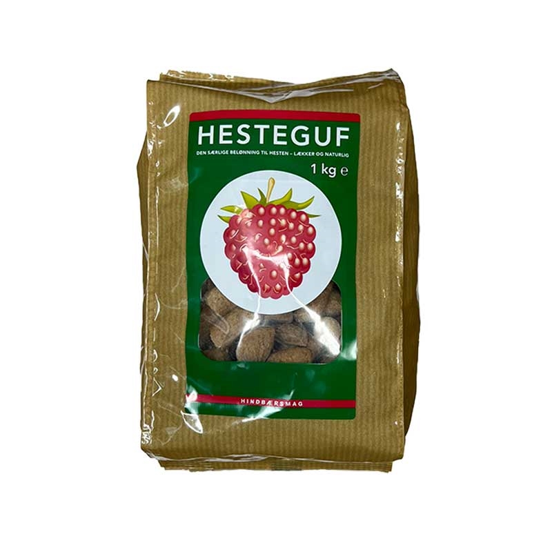 Hesteguf Hindbær 1kg.