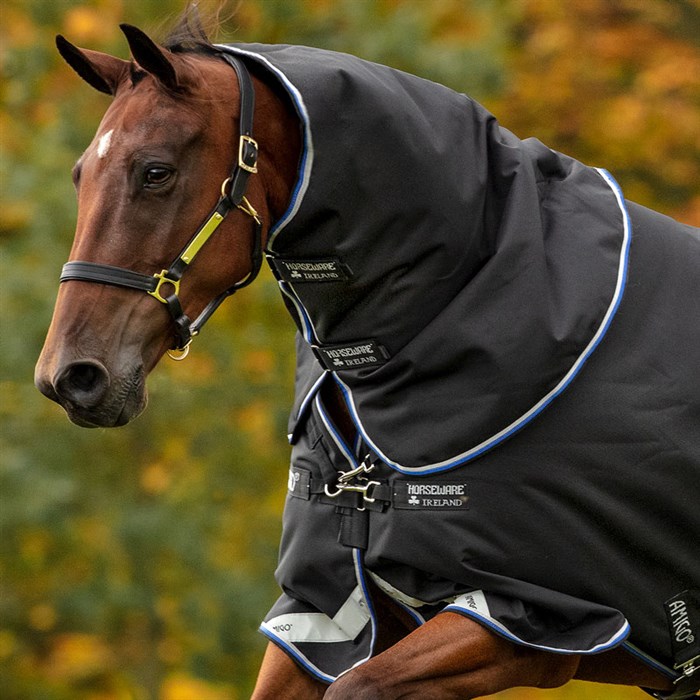 Horseware Amigo Bravo 12 Plus Medium 250g - sort/blå