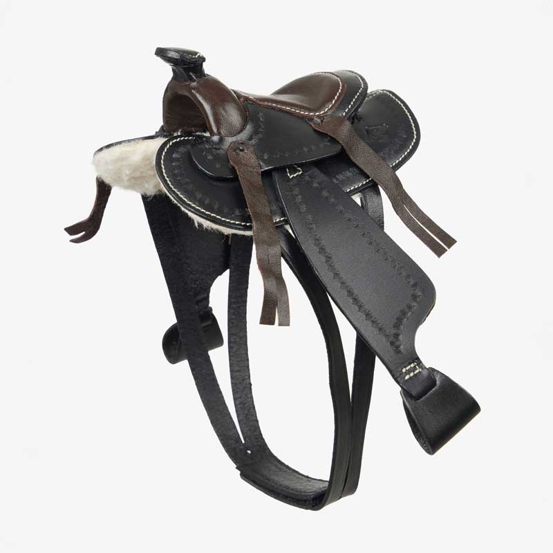 Lemieux "Mini Pony" western sadel - sort