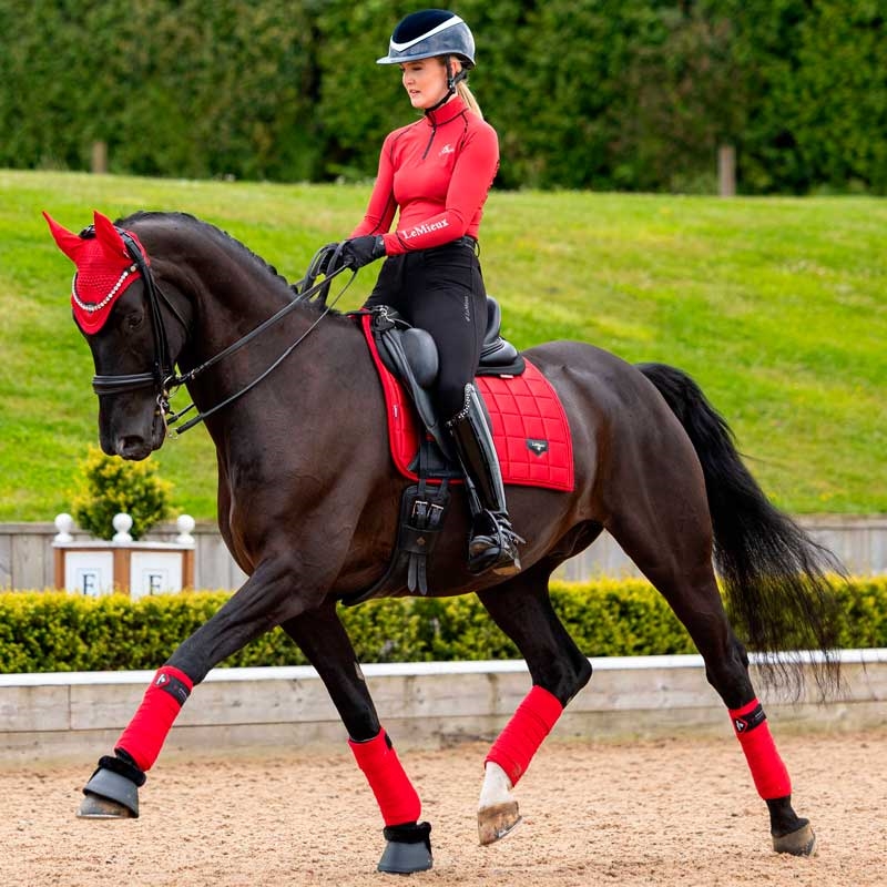 LeMieux Loire "Legacy" Dressage underlag - chilli