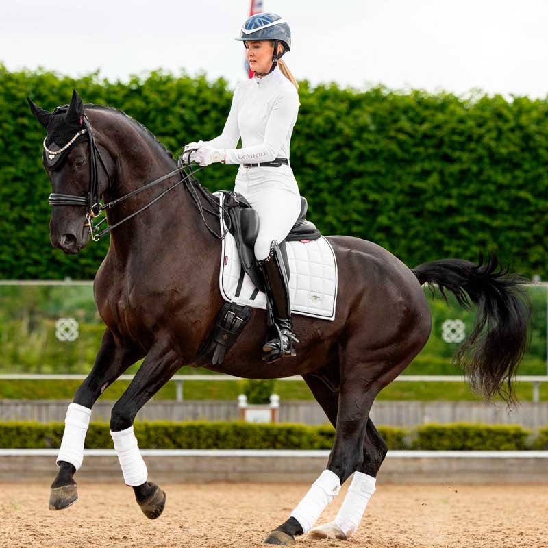 LeMieux Loire "Legacy" Dressage underlag - hvid