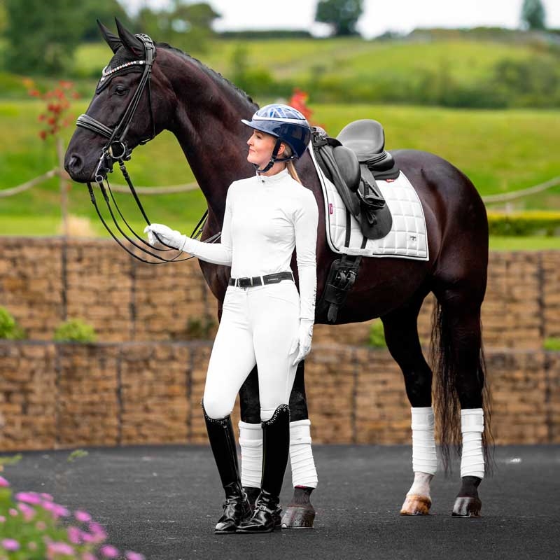 LeMieux Loire "Legacy" Dressage underlag - hvid