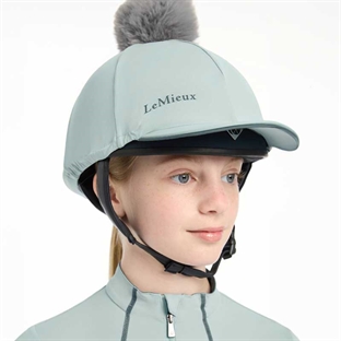 Lemieux hjelmovertræk "Pippa Hat Silk" - glacier