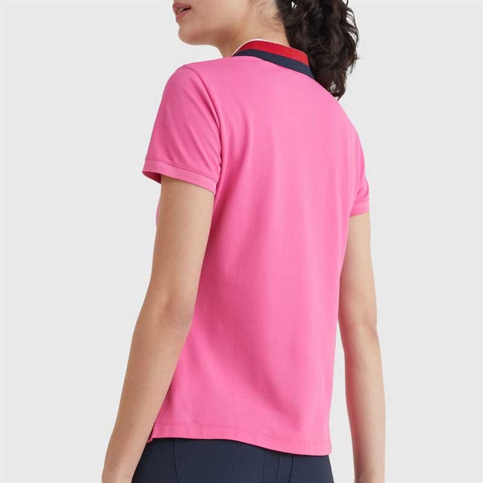 Bagfra Tommy Hilfiger Equestrian pink polo