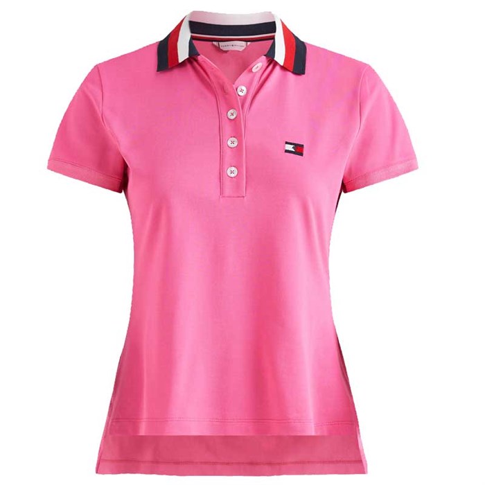 Pink polo fra tommy Hilfiger Equestrian med logo