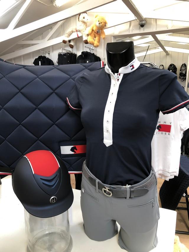 Showshirt i mørkeblå fra Tommy Hilfiger