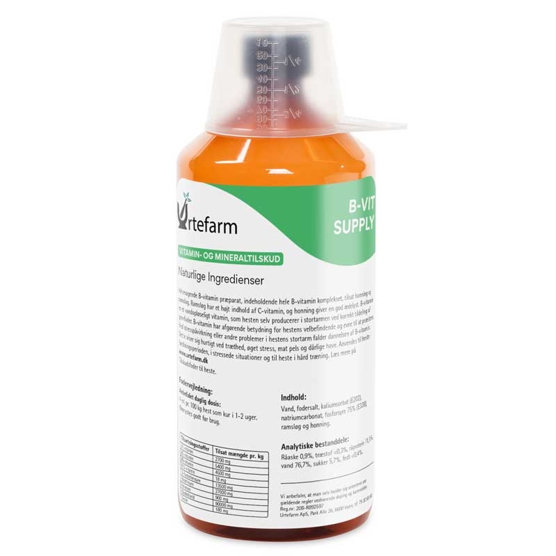 Urtefarm B-vitamin Supply med honning 1ltr.