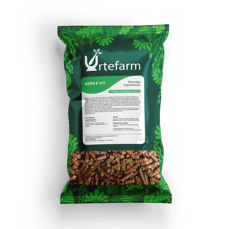 Urtefarm Herb E Vit pellets 1kg.