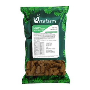 Urtefarm Icelandic Mineral Treats med tang 1kg.