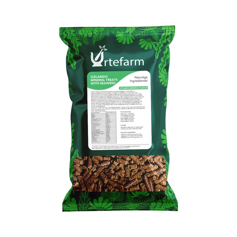 Urtefarm Icelandic Mineral Treats med tang 1kg.