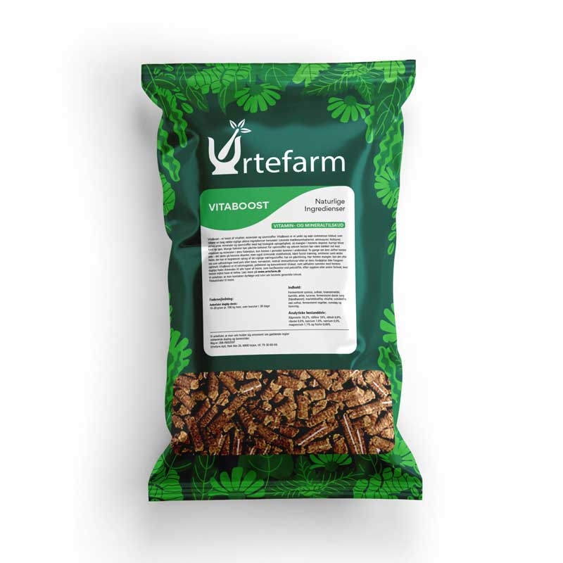 Urtefarm Vitaboost pellets 1kg.