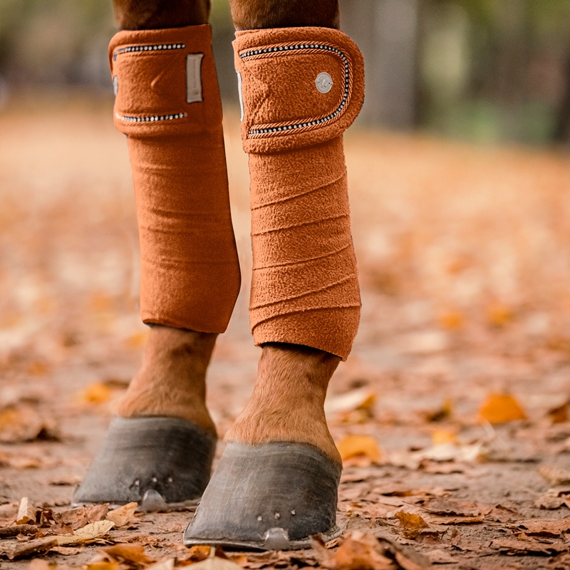 Waldhausen fleece bandager "Nepal" - cinnamon